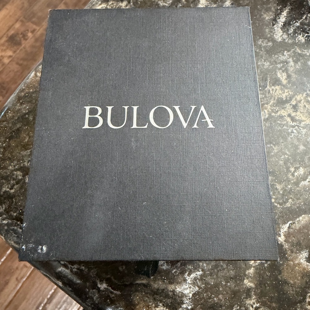 Bulova Gold Tone Crystal Men's Chronograph Watch - Picture 2 of 11